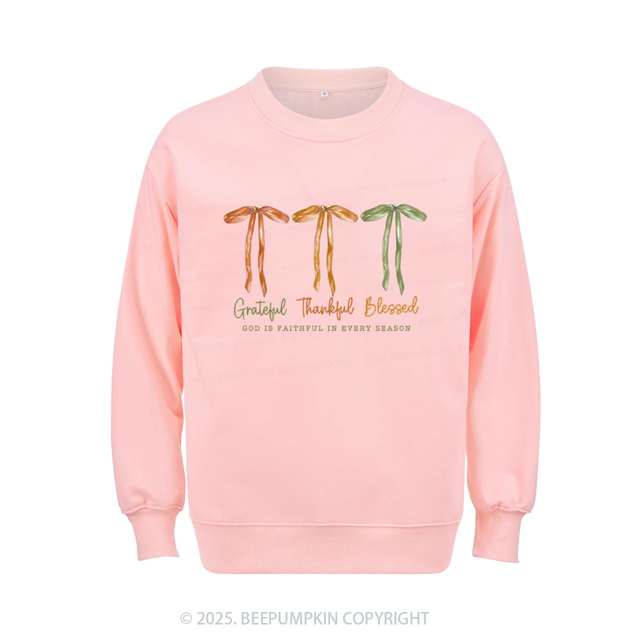 Grateful Thankful Blessed Sweatshirt Beepumpkin