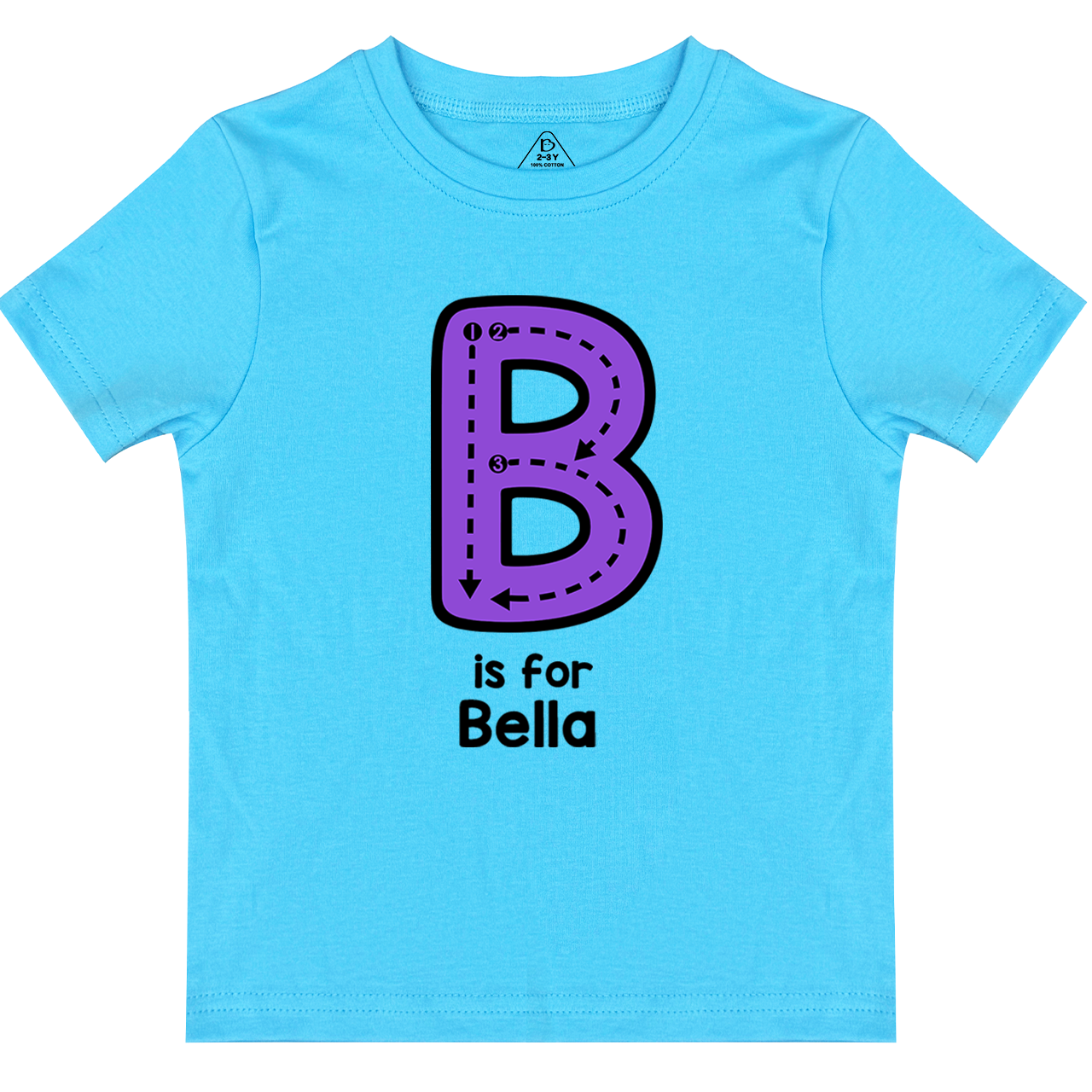 Personalized N Is For Name Tracing Alphabet Kids Shirts
