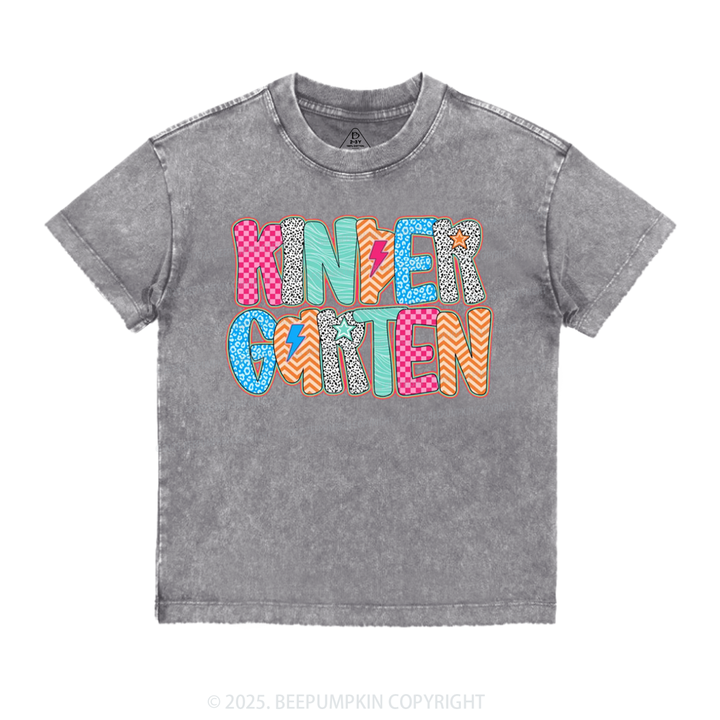 Personalized Spot Back To School Toddler&Kids Washed Tees