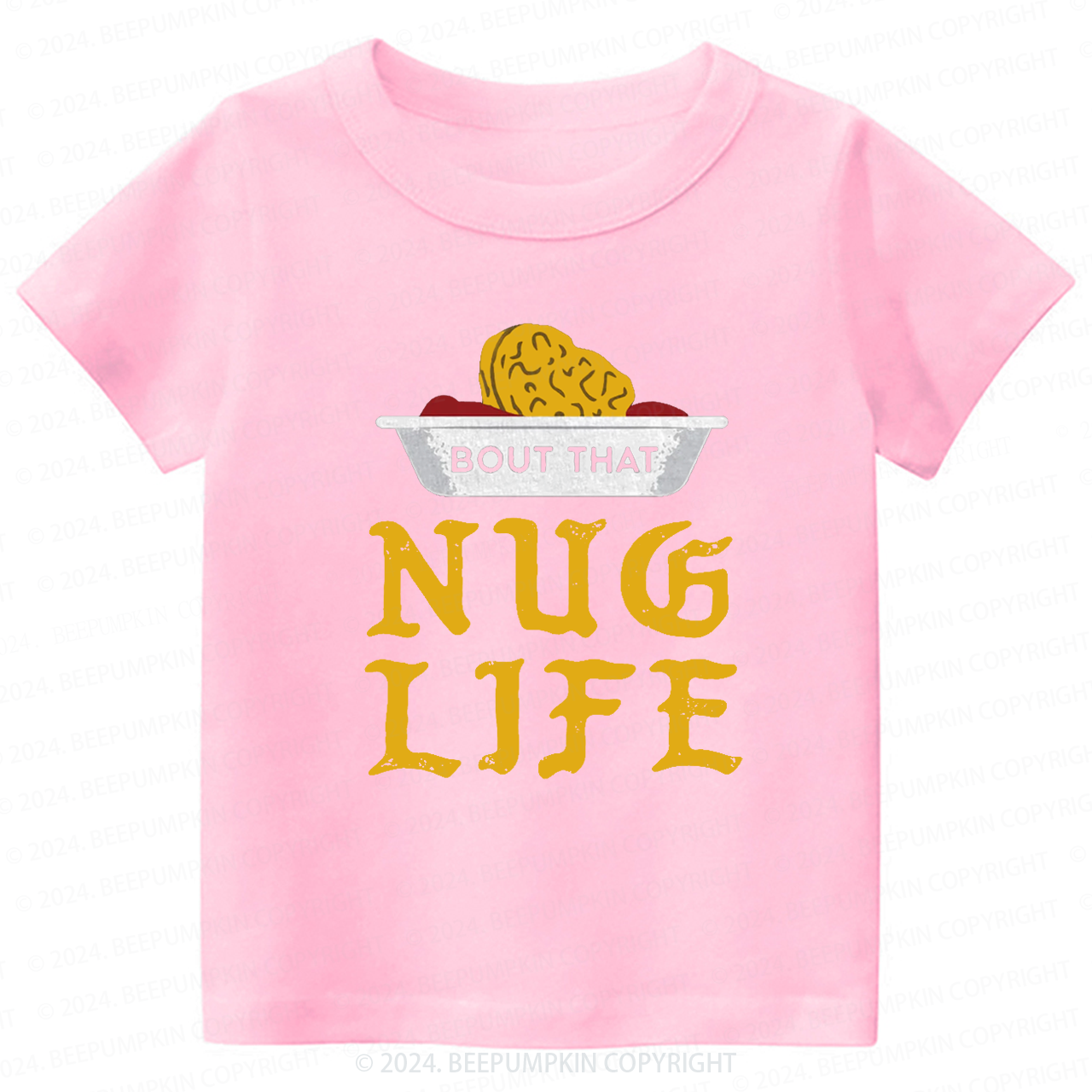 Nug Life Funny Chicken Nugget Toddler&Kids Tees 7