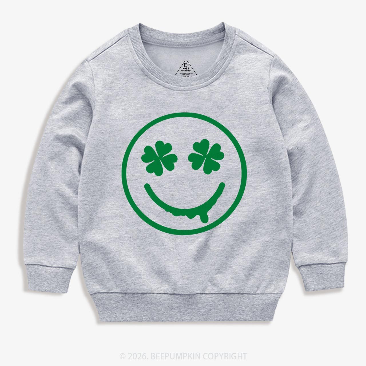 Happy Earth St.Patricks Day Kids Sweatshirt