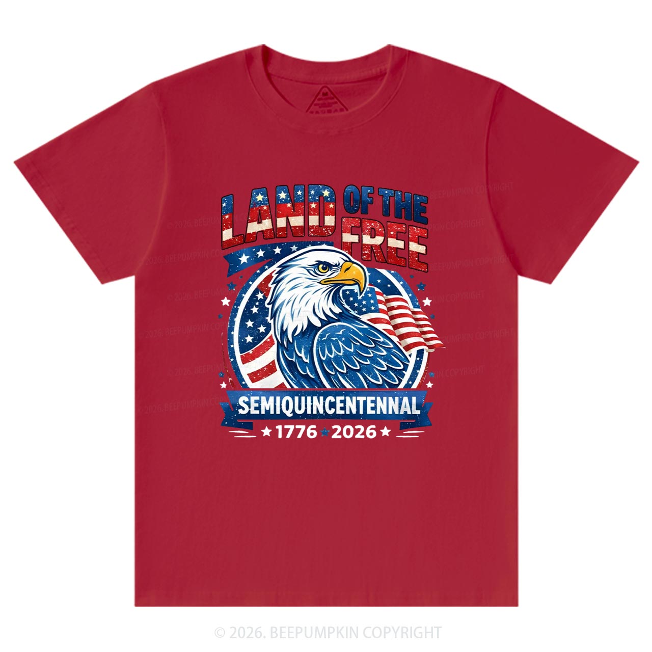 Patriotic Land Of The Free America 250 T-Shirts