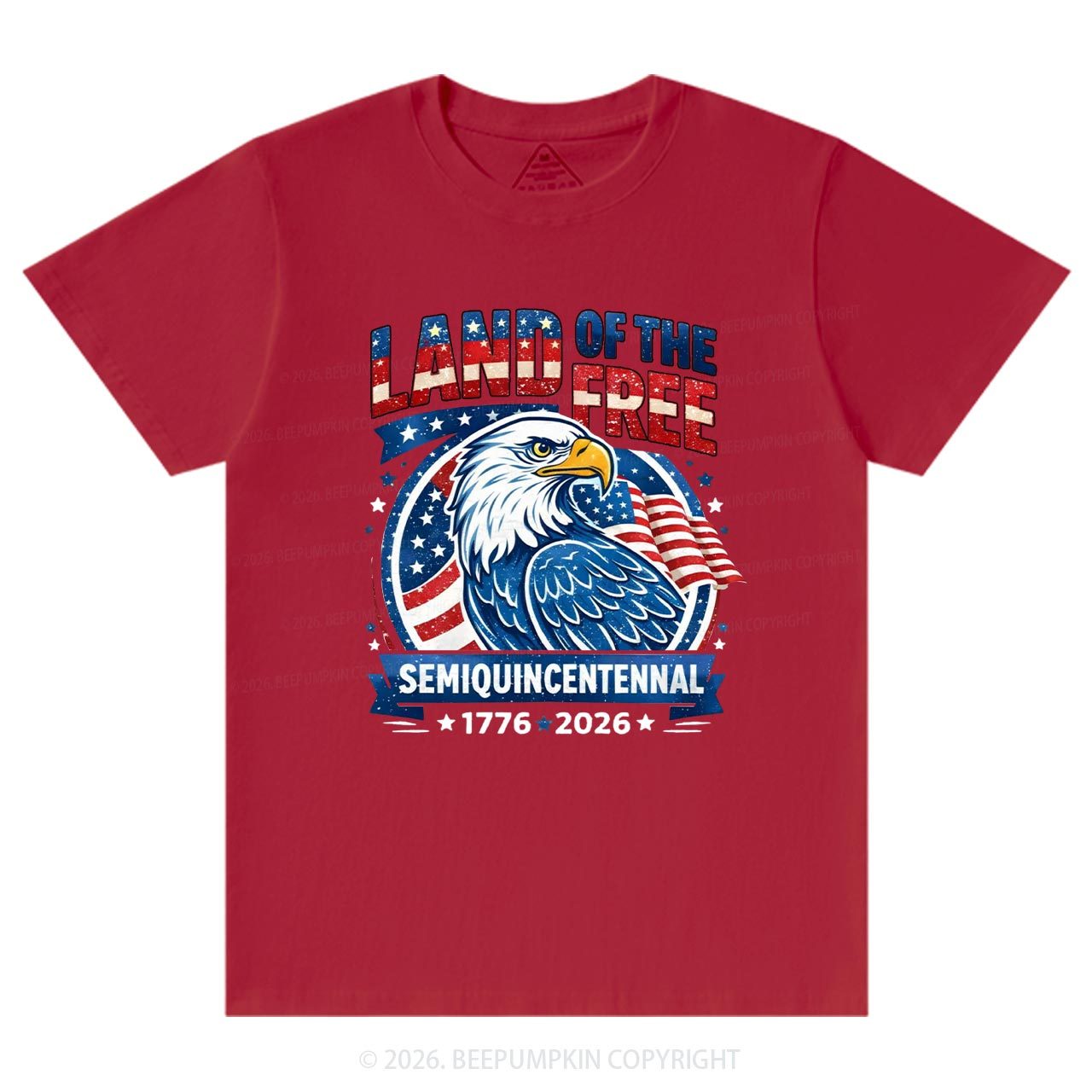 Patriotic Land Of The Free America 250 T-Shirts