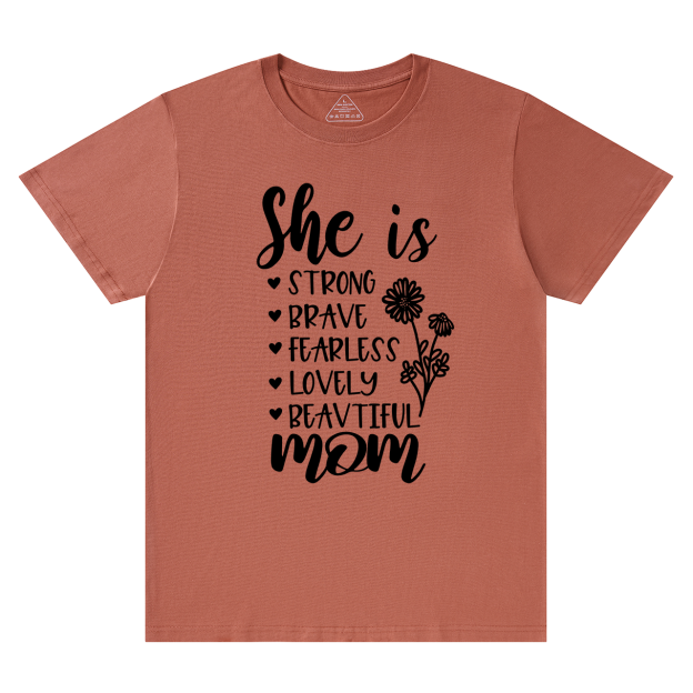 She Is Mom Gift Shirt