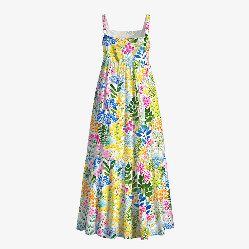 Tropical BloomAll-Over Print Women’s Voile Cami Dress