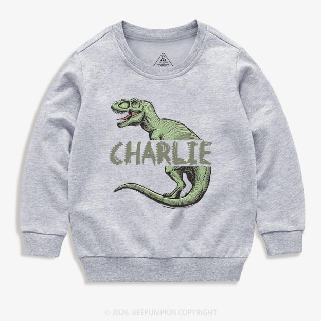 Personalized Roar And Explore Toddler&Kid's Sweatshirt