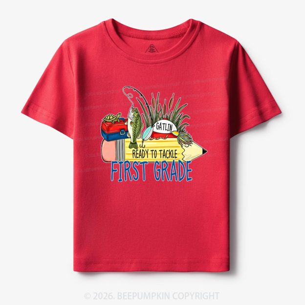 Personalized Fish Pencil Back To School Toddler&Kid's Tees
