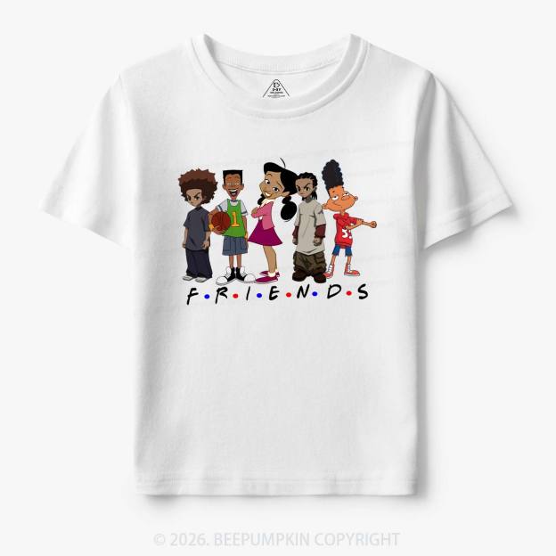 Black Cartoon Characters Toddler&Kid's Tees Beepumpkin