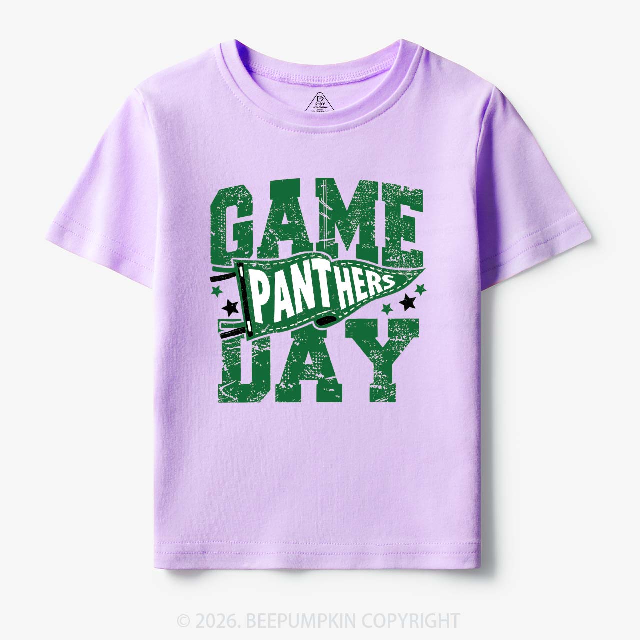 Personalized School Mascot Game Day Retro Toddler&Kid's Tees