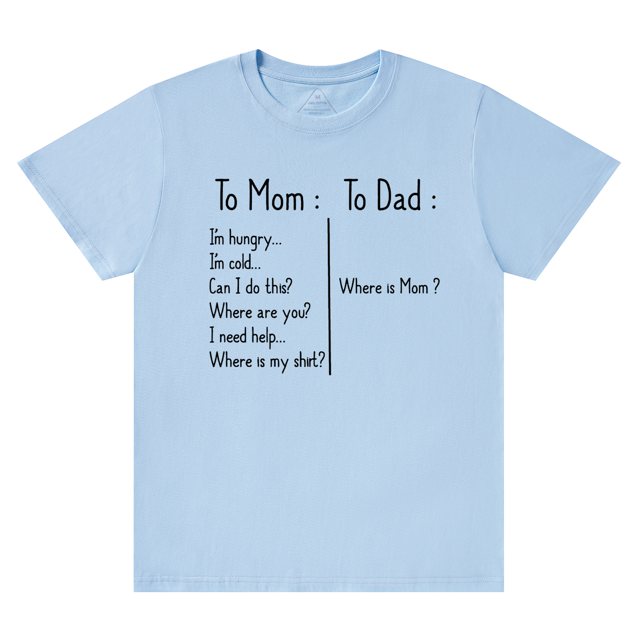 To Mom To Dad Mama T-Shirts