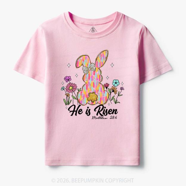 Risen In Bloom Faith & Flowers Toddler&Kids Tees