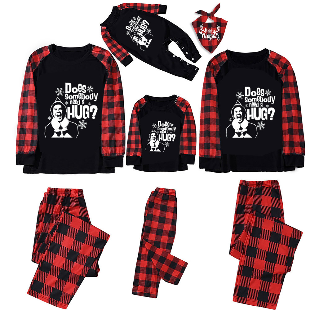 Does Somebody Need A Hug Christmas Family Pajamas Sale-Beepumpkin™