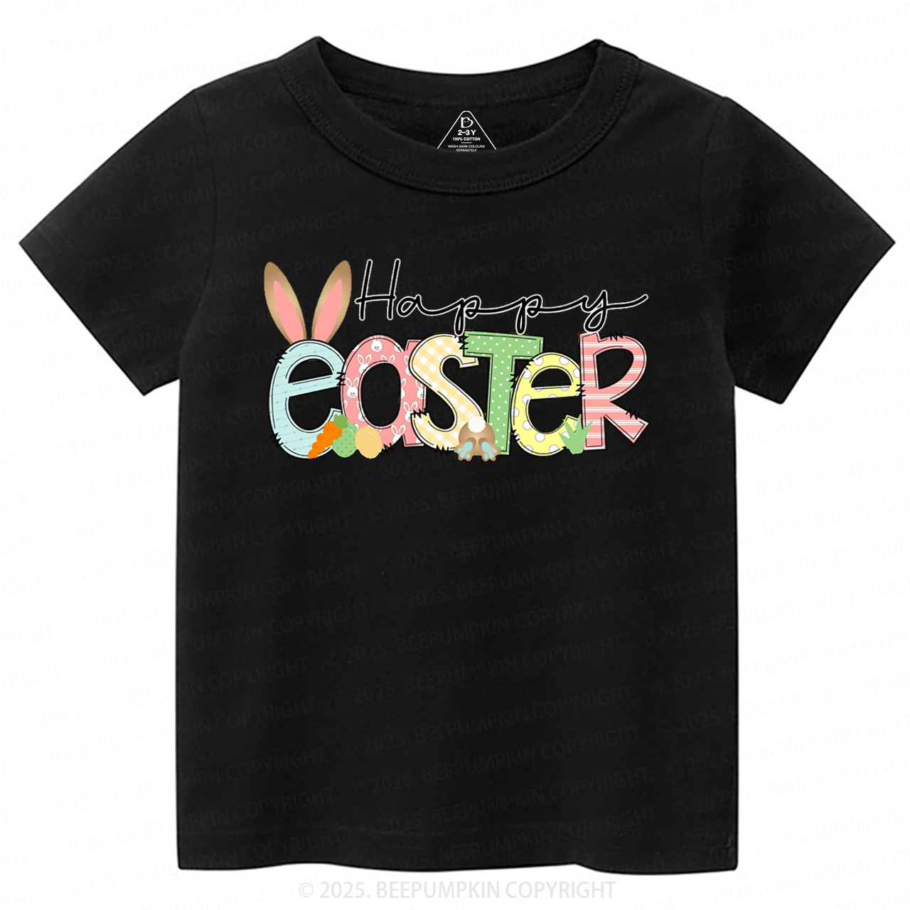 Personalized Name Happy Easter Toddler&Kid's Tees Beepumpkin