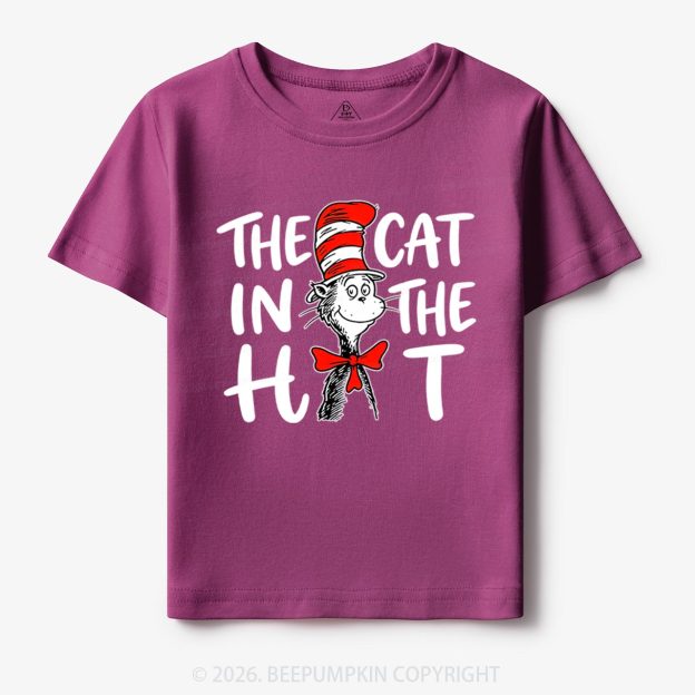 Whimsical Cat In The Hat Baby Toddler&Kids Tees