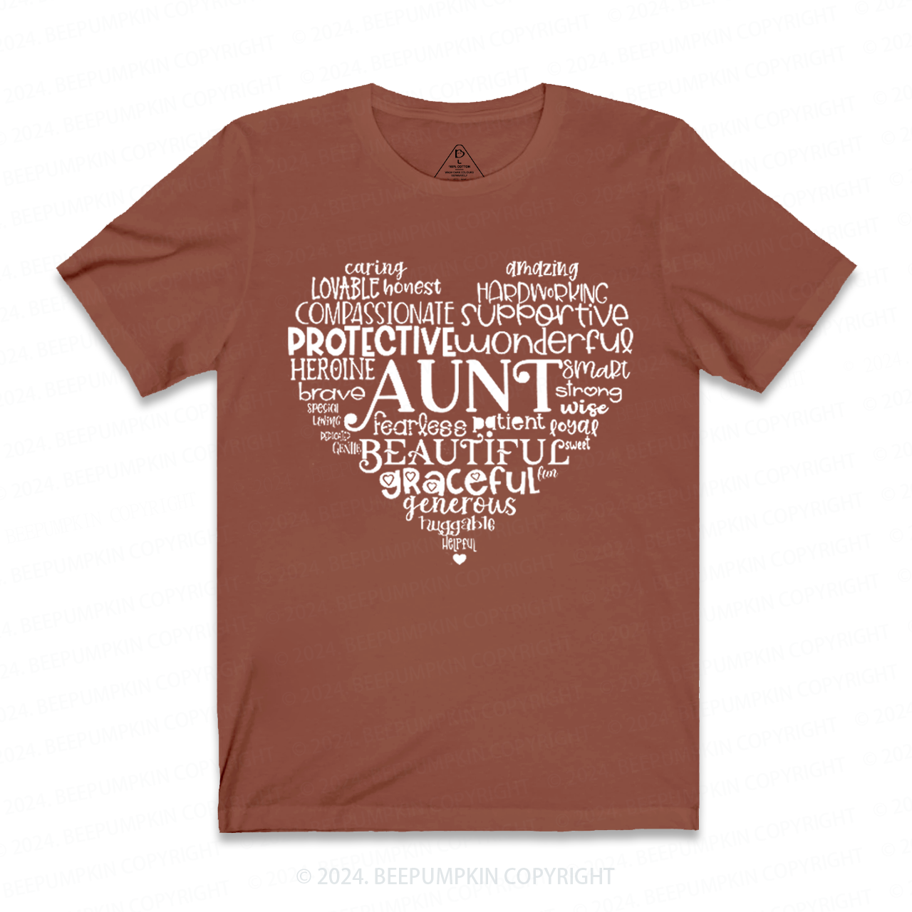 Aunt Heart Best Auntie T-Shirts 