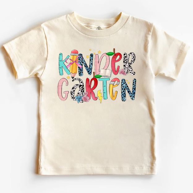 Personalized Colored Letters Toddler&Kid's Tees Beepumpkin 