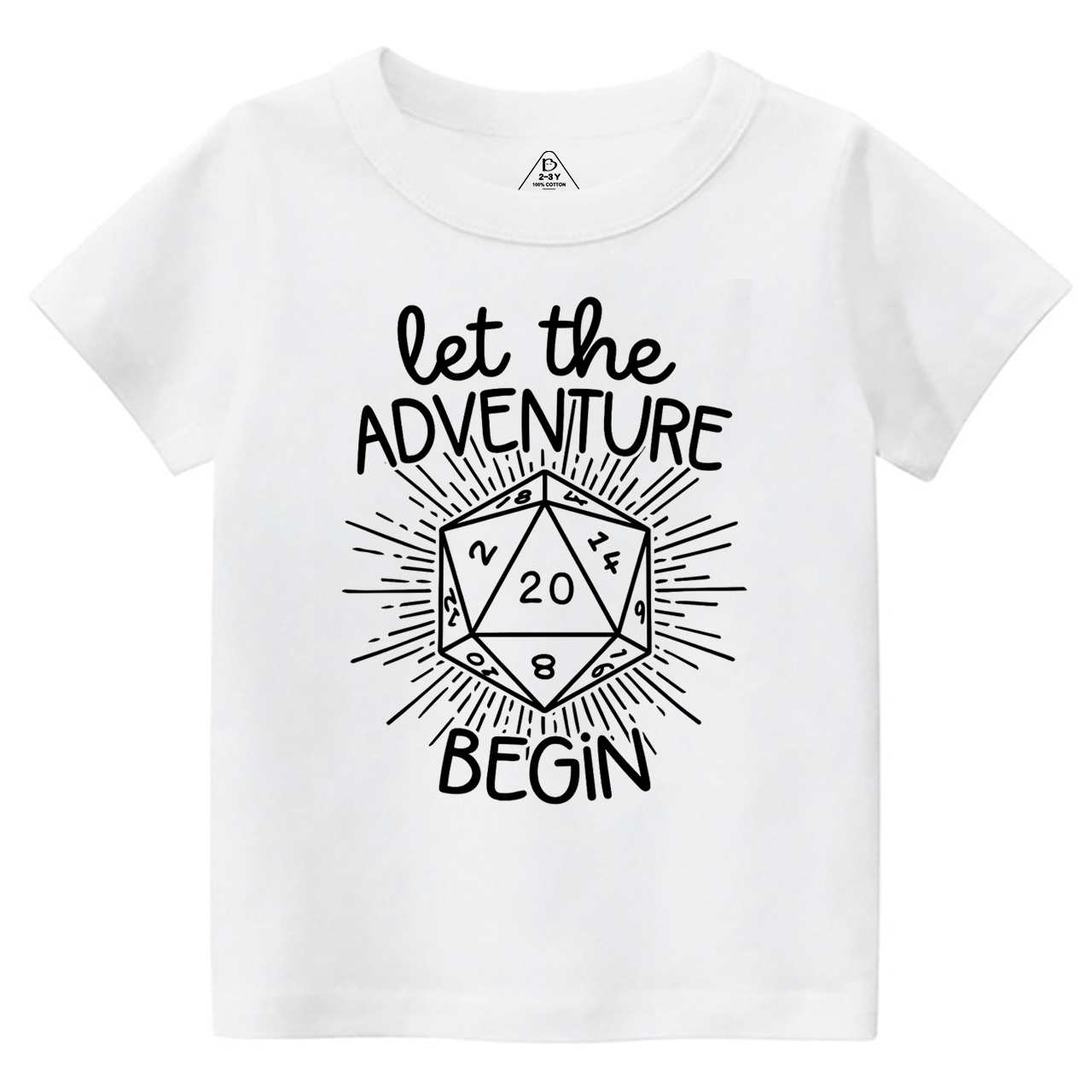 Let The Adventure Begin Toddler&Kid's Tees Beepumpkin