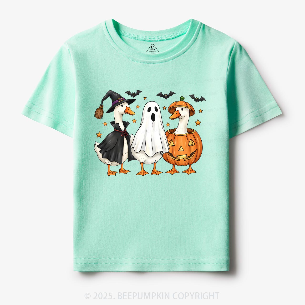 Goose Halloween Fall Toddler&Kid's Tees Beepumpkin