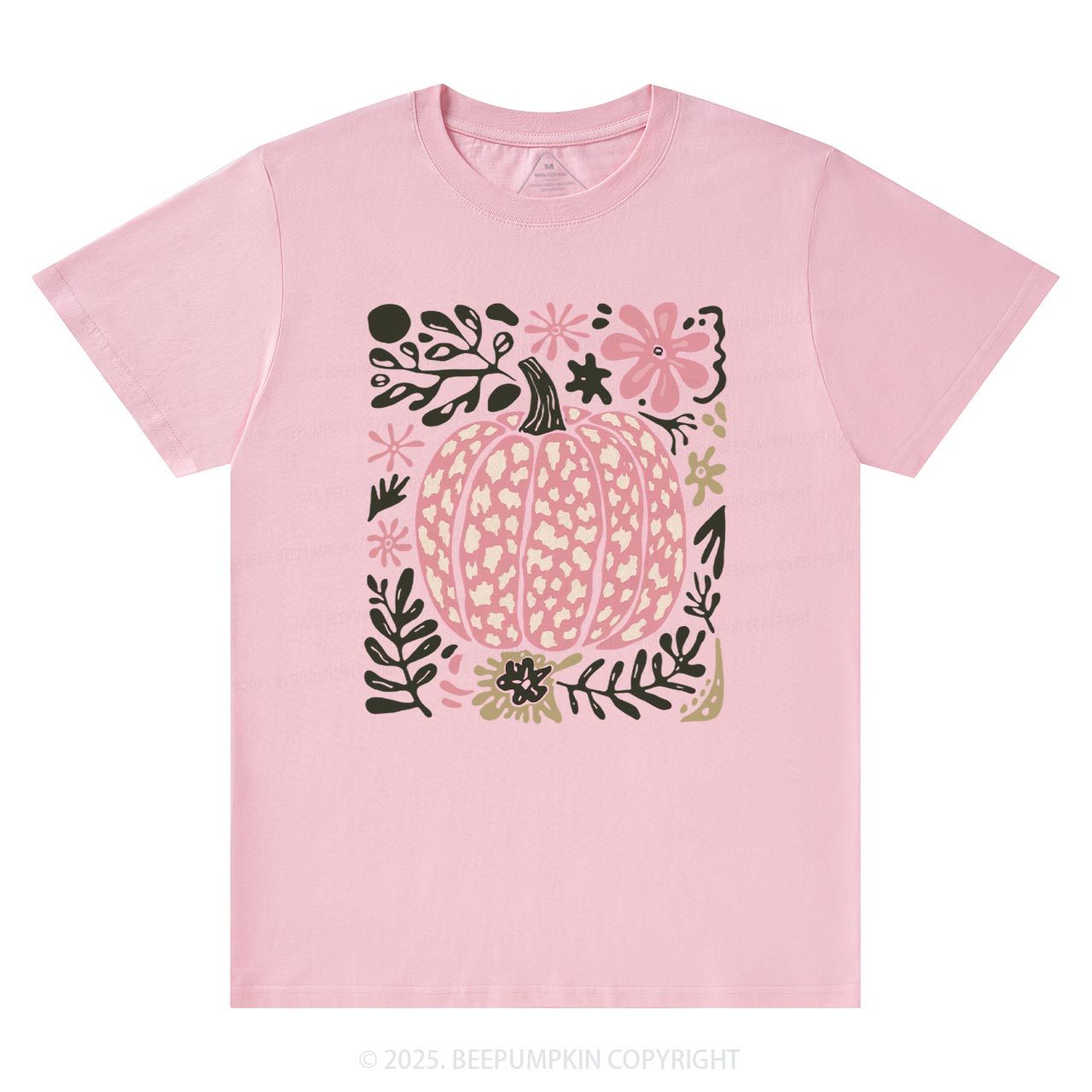 Leopard Pink Pumpkin T-Shirts Beepumpkin