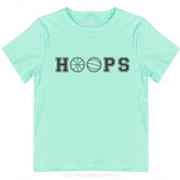 Hoops Basketball Toddler&Kids Tees 