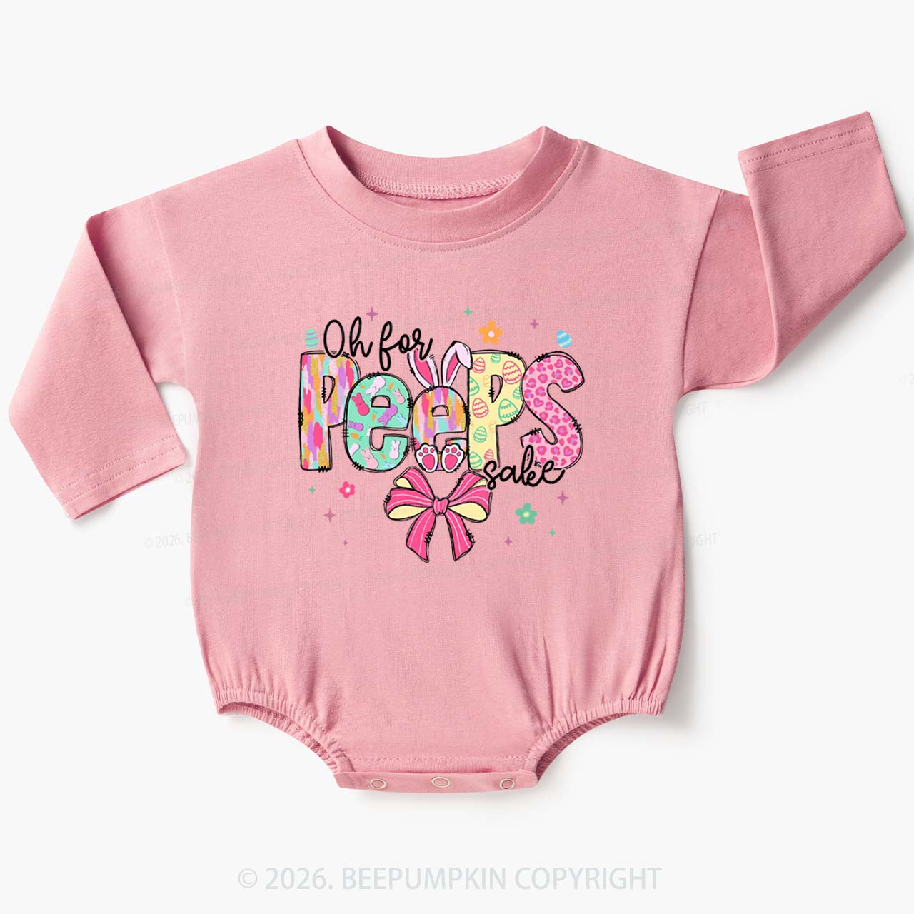 Oh For Peeps Sake Easter Baby Bubble Romper