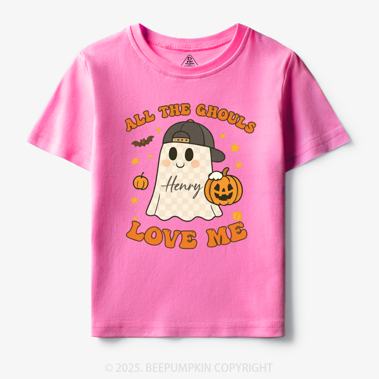 Personalized All The Ghouls Love Me Toddler&Kid's Tees Beepumpkin