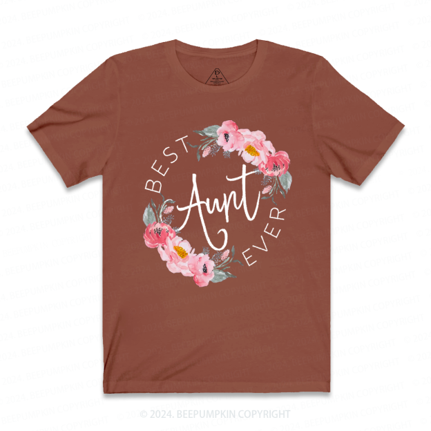 Best Flowers Aunt T-Shirts 