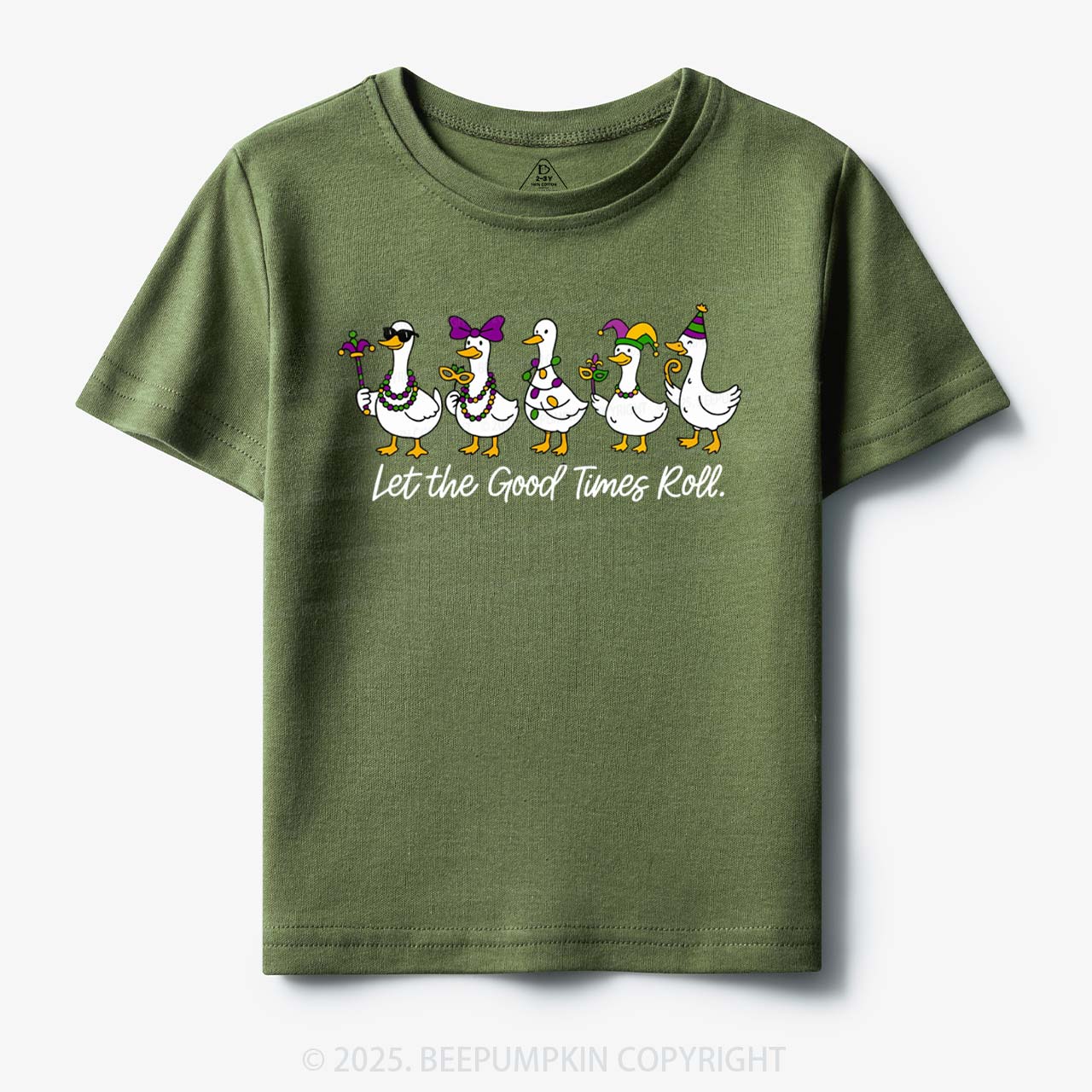 Silly Goose Mardi Gras Toddler&Kid's Tees Beepumpkin