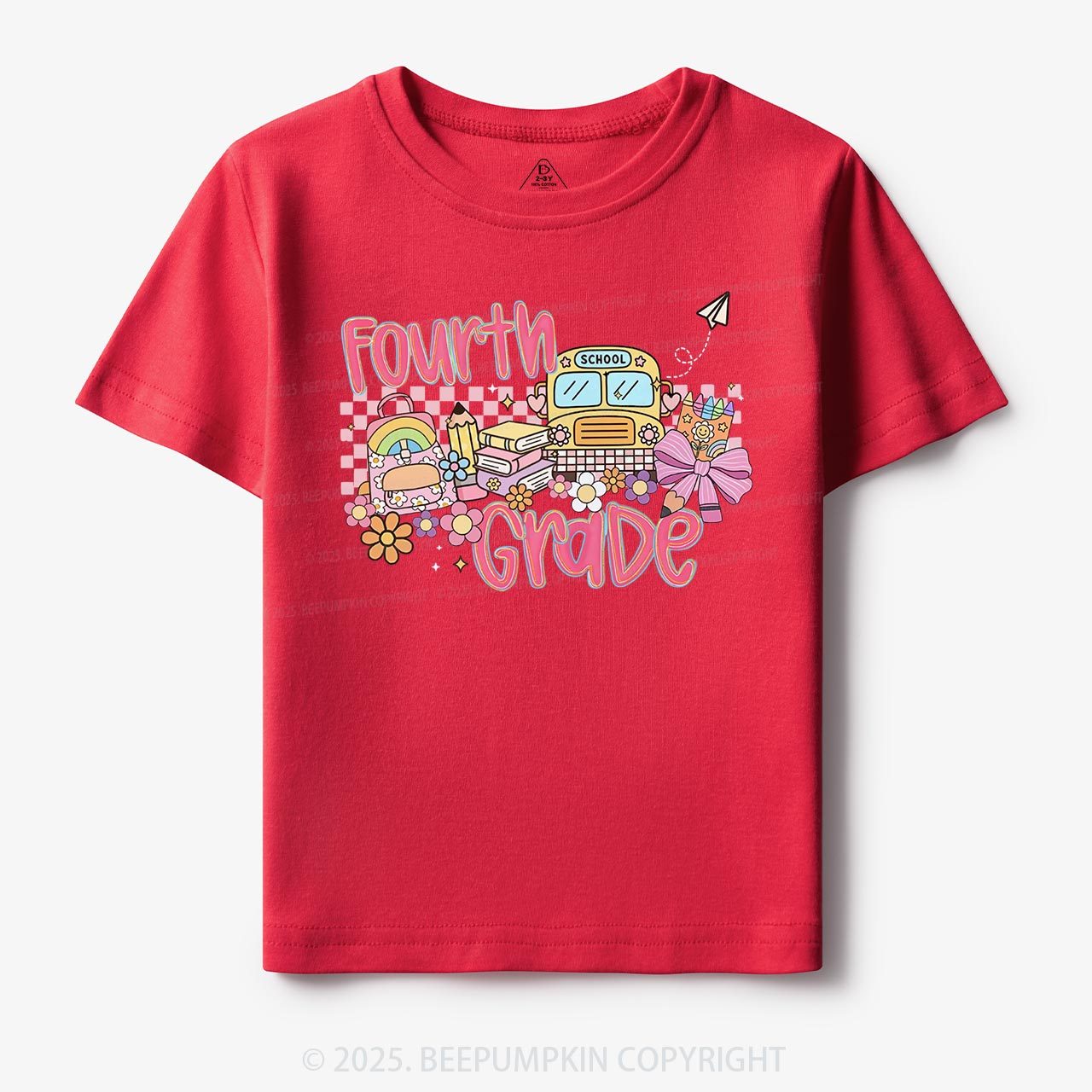 Personalized Happy School Journey Toddler&Kid's Tees Beepumpkin