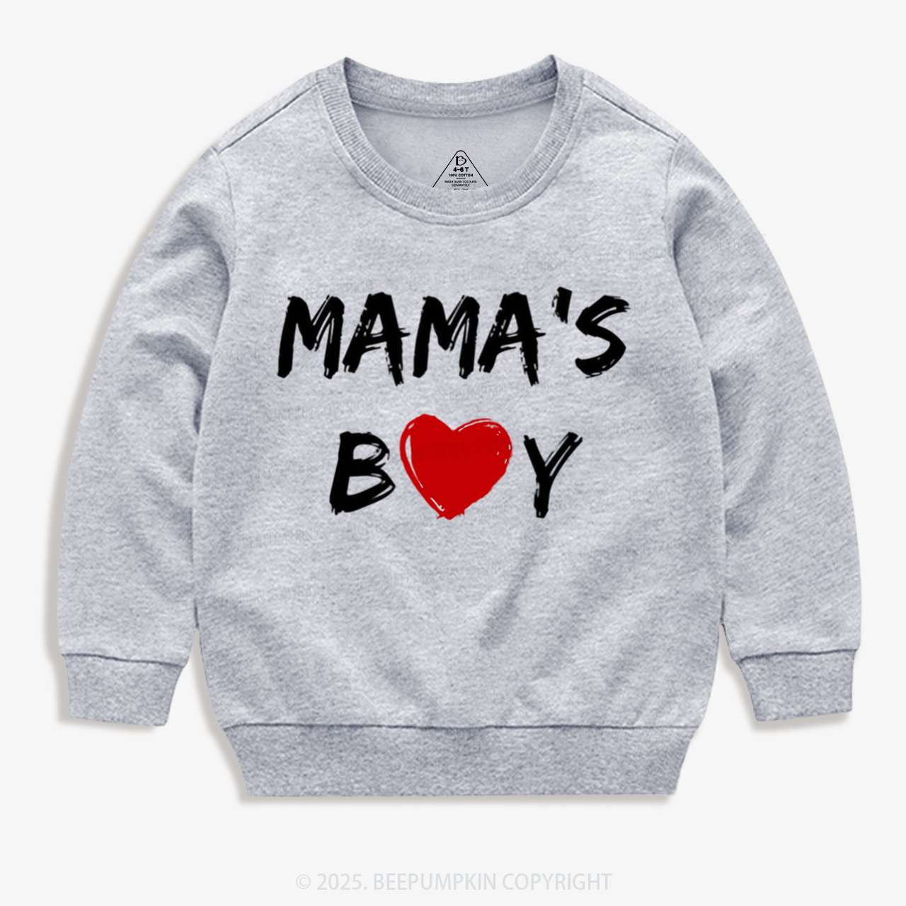 Mama's Boy Valentine's Day Kid's Sweatshirt