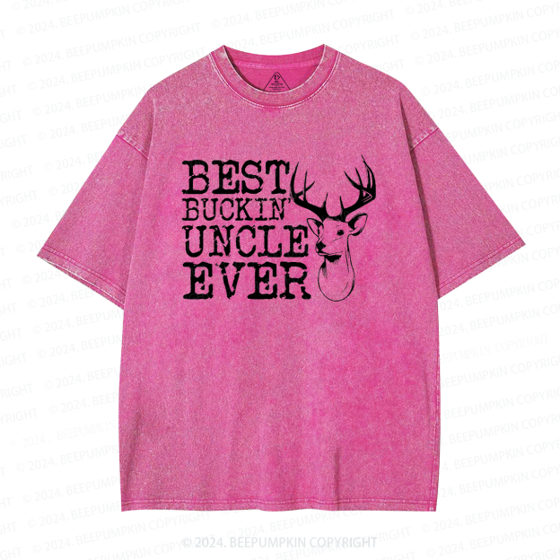 Best Buckin' Uncle Ever Washed T-Shirts 