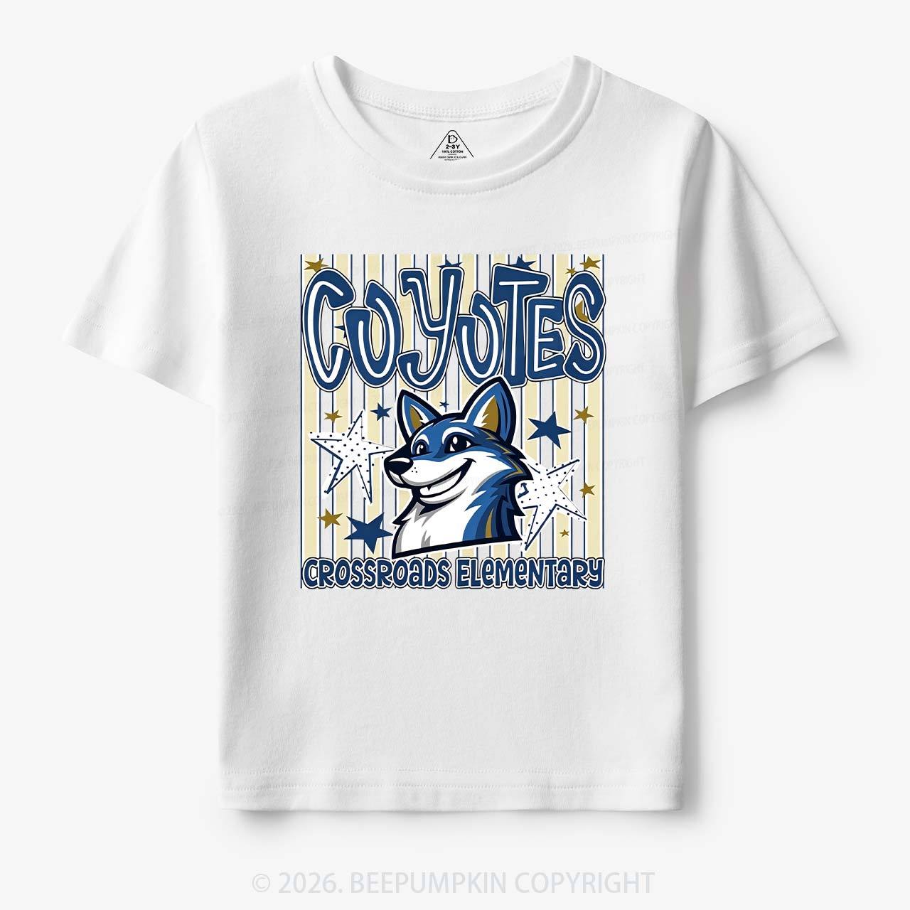 Personalized School Name Mascot Team Spirit Toddler&Kid's Tees