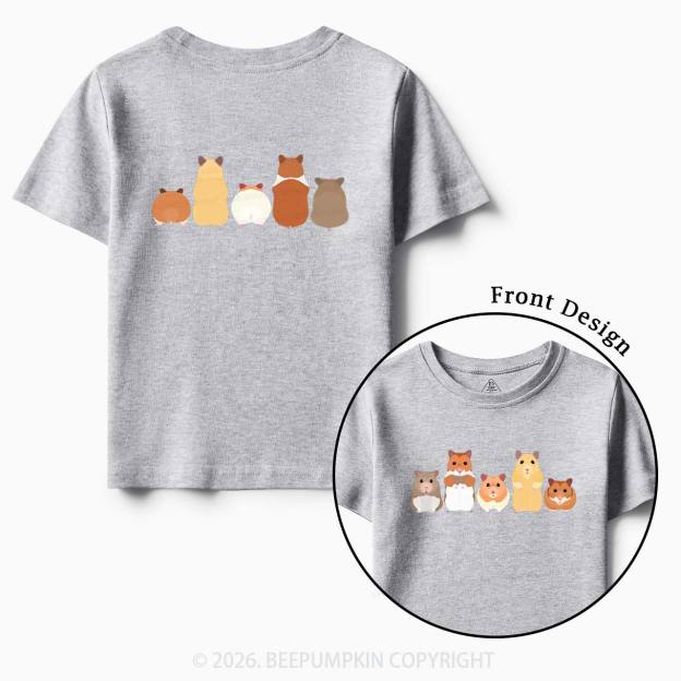 Cute Pet Hamsters Funny Toddler&Kid's Tees
