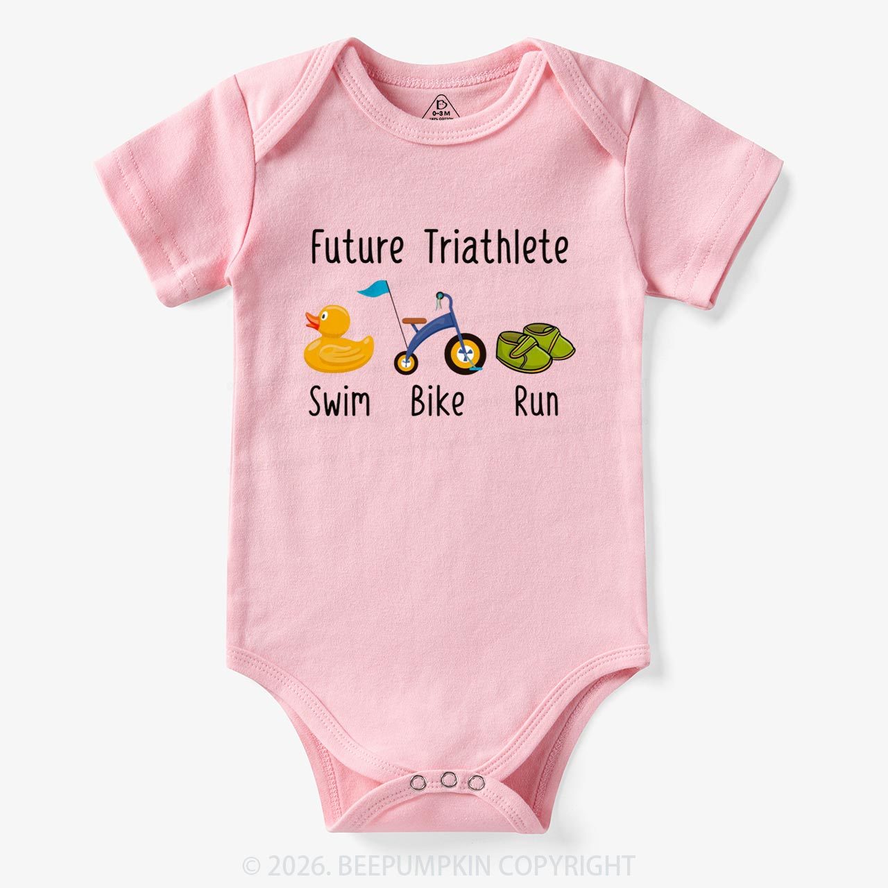 Future Triathlete Swim Bike Run Bodysuit