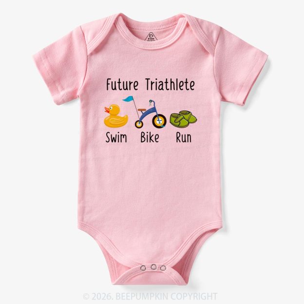 Future Triathlete Swim Bike Run Bodysuit