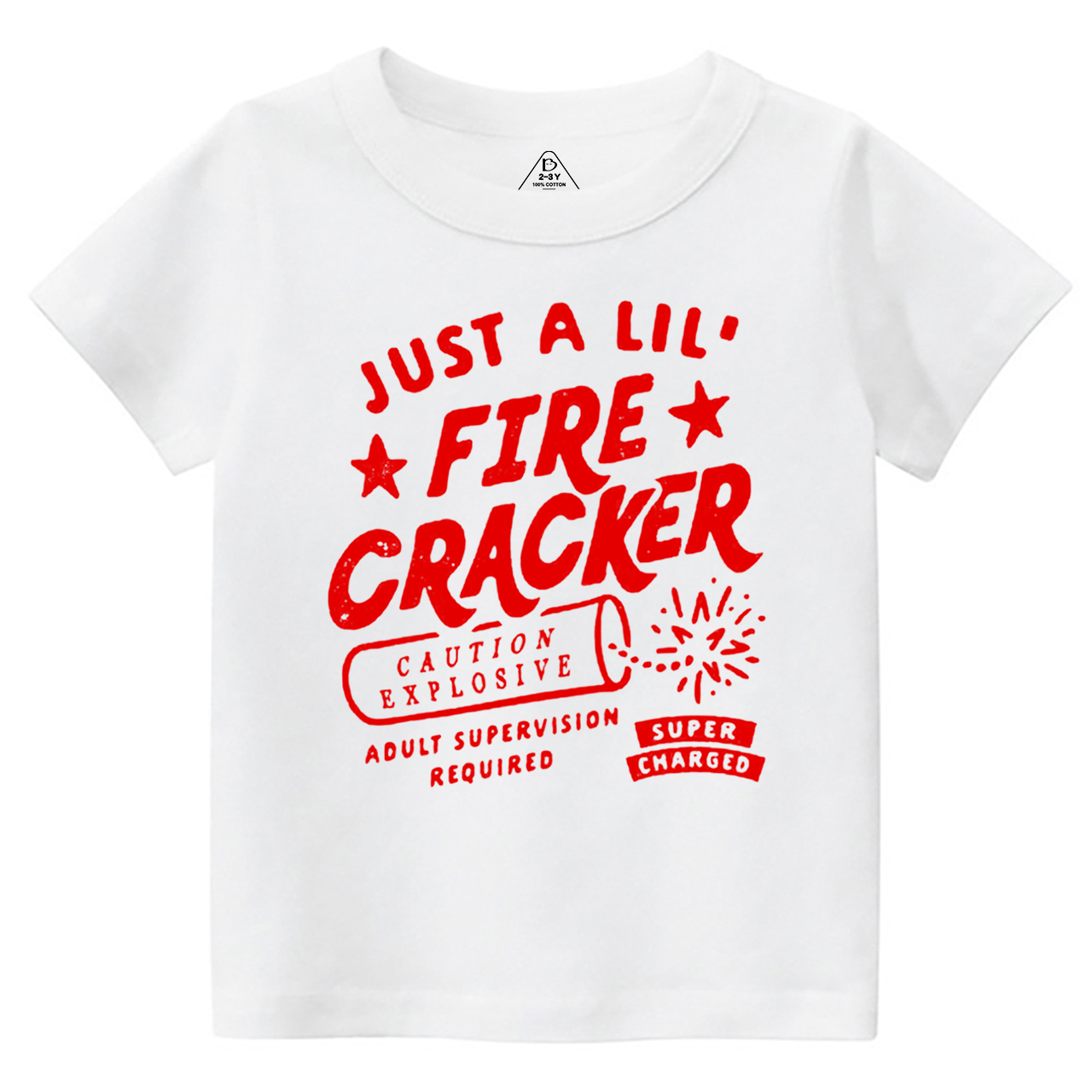 Firecracker Independence Day Toddler&Kid's Tees Beepumpkin 