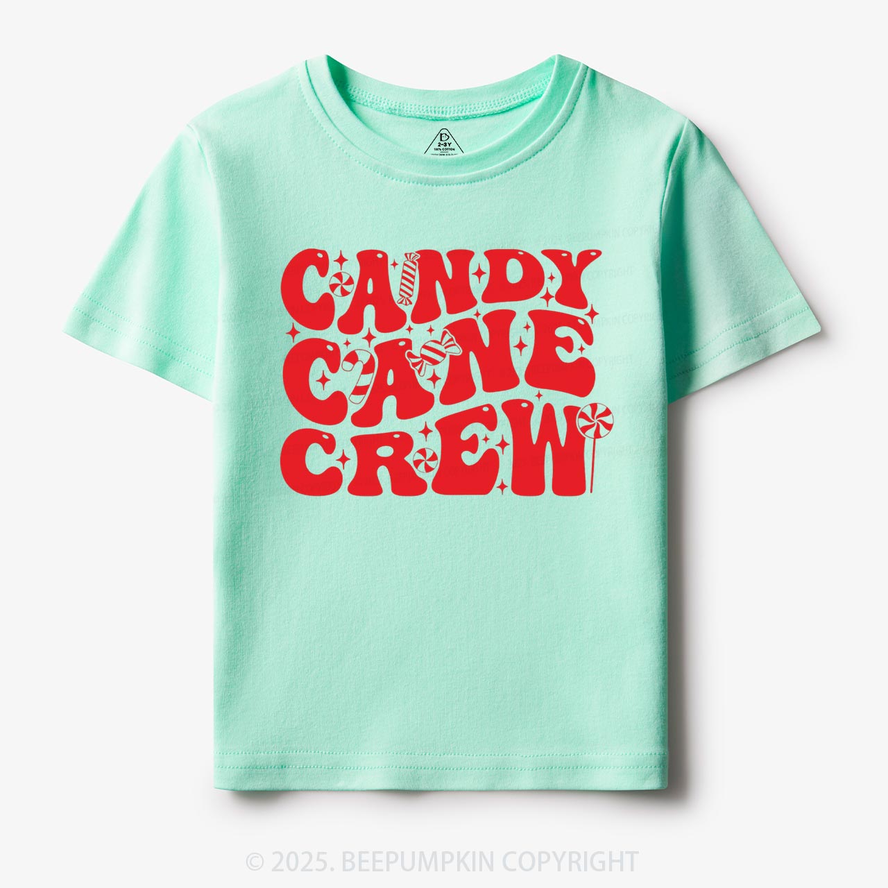 Candy Cane Crew Toddler&Kid's Tees Beepumpkin