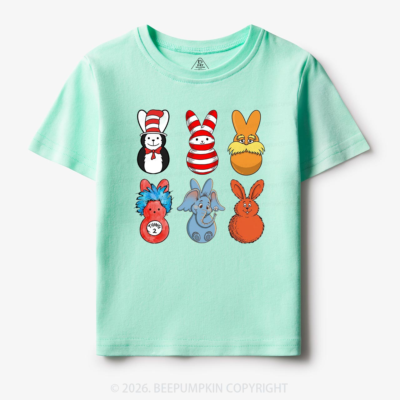 Storybook Bunny Tumbler Toddler&Kids Shirts