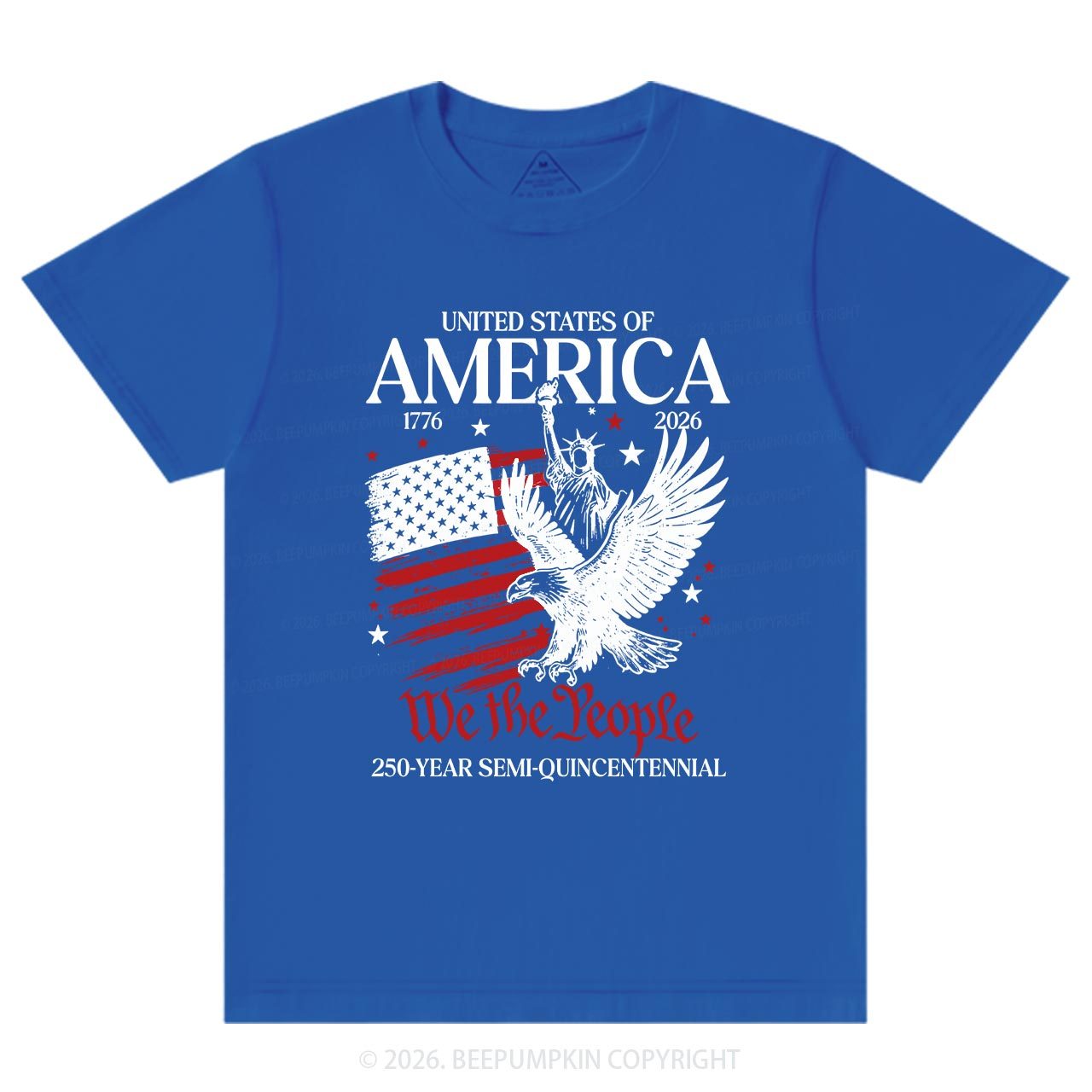 America 250 Patriotic Eagle Independence Day T-Shirts