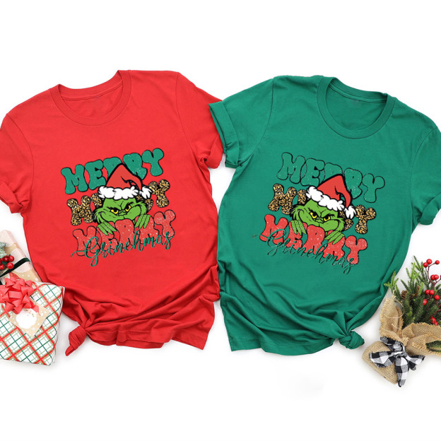 Merry Merry Christmas Family Matching Shirt