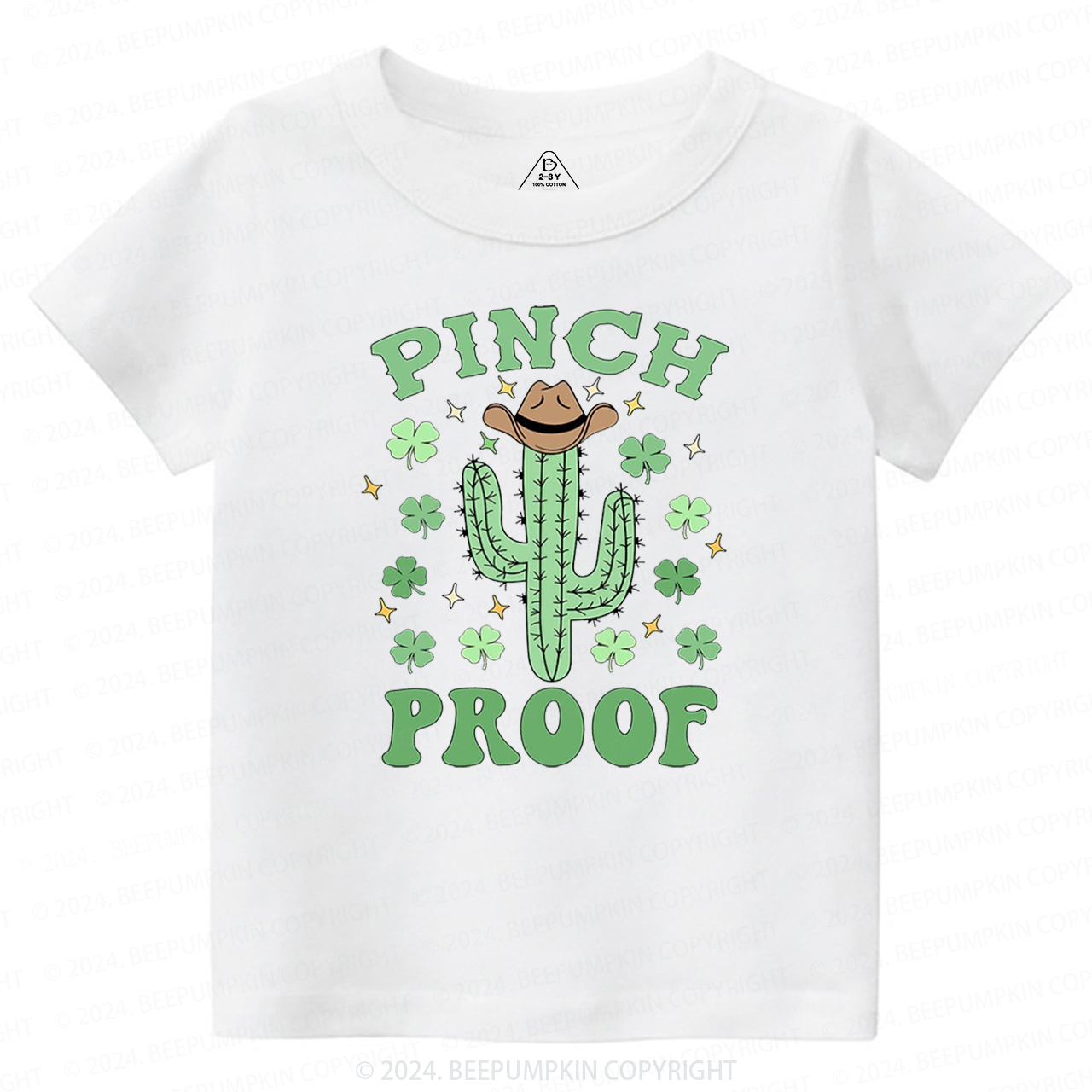 Pinch Proof St Patrick's Day Baby Toddler&Kids Tees Beepumpkin