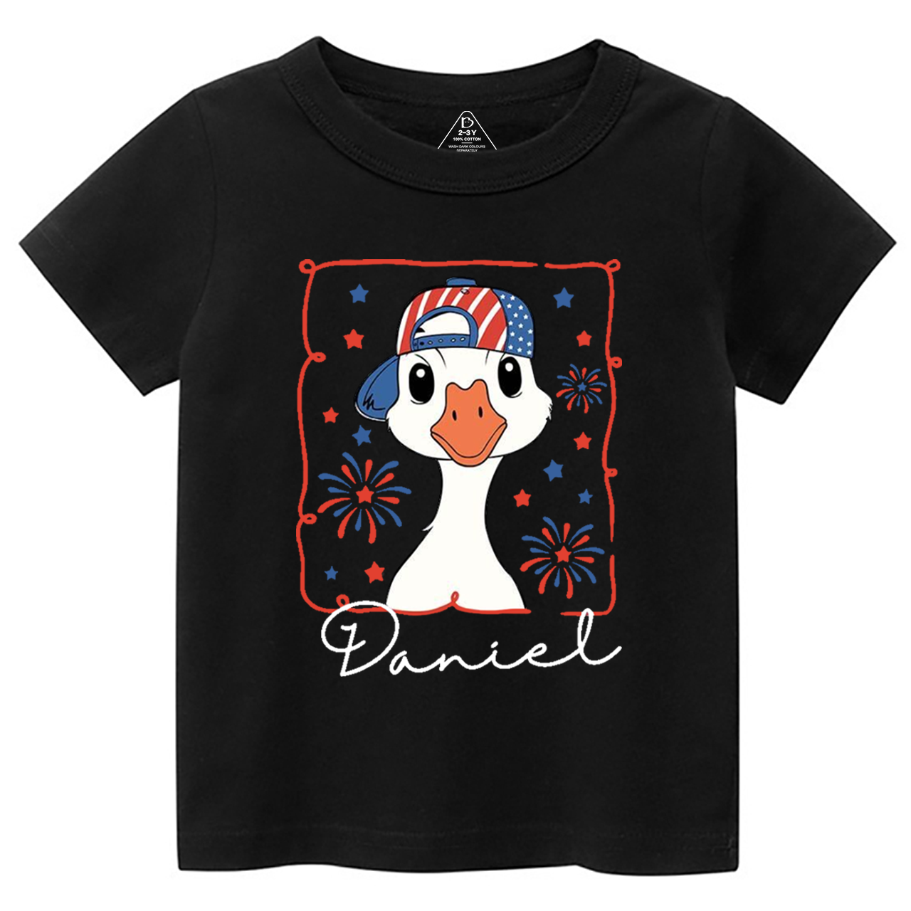 4th Of July Mama Goose Toddler Tees