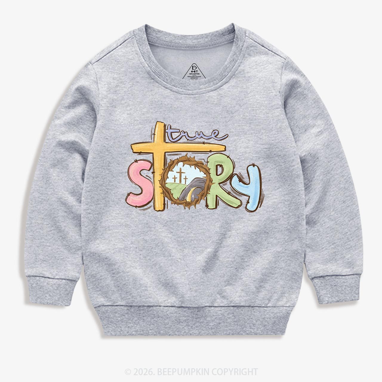 True Story Easter Kid's Sweatshirt