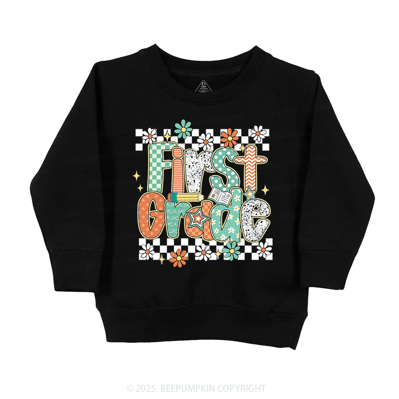 Personalized Grade Blossoms Kid's Sweatshirt