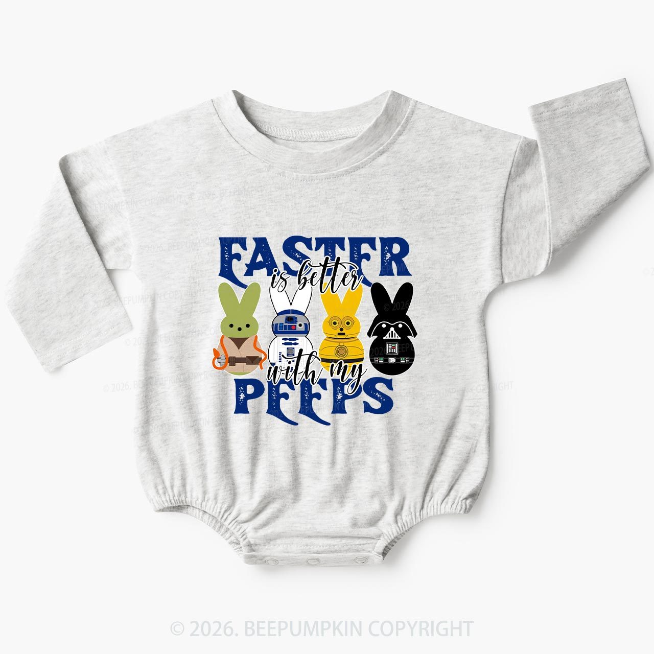 Easter Is Better With My Peeps Baby Bubble Romper
