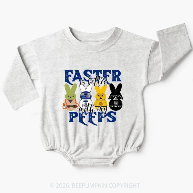 Easter Is Better With My Peeps Baby Bubble Romper
