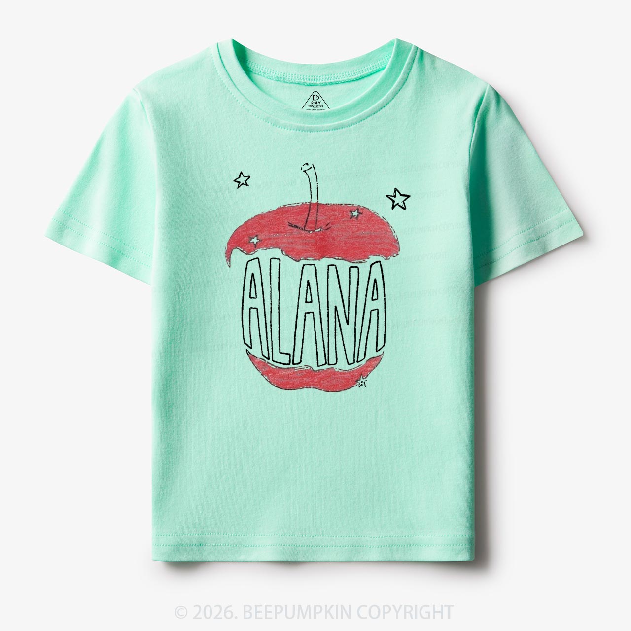 Personalized APPLE Back To School  Toddler&Kids Shirts