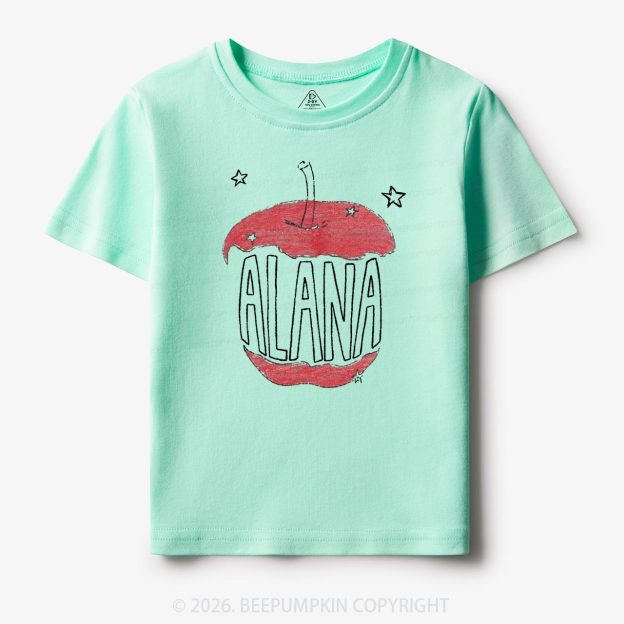 Personalized APPLE Back To School  Toddler&Kids Shirts