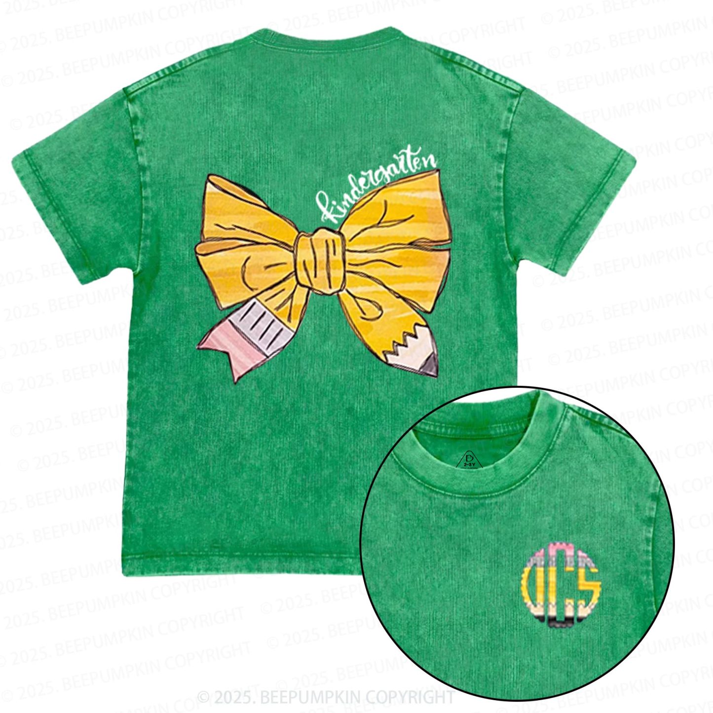 Personalization Girl's Coquette Toddler&Kids Washed Tees