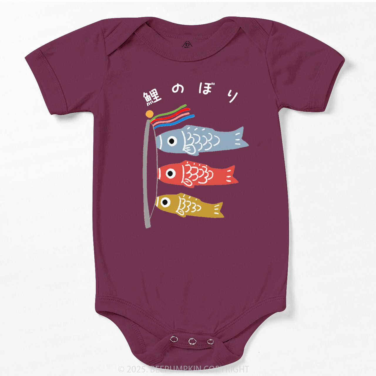 Koinobori Japanese Baby Shower Gift Bodysuit Beepumpkin